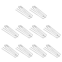 Crochets de rideau en acier inoxydable (20 pièces)