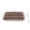 Αντικολλητικό τηγάνι για brownie από ανοξείδωτο ατσάλι, τετράγωνο, 1 τεμάχιο 8