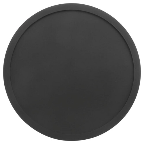 Sottobicchieri in silicone neri, non rotondi, set da 8