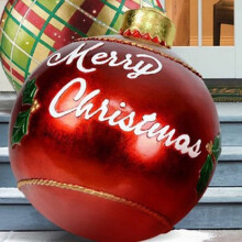 Christmas Inflatable Ball PVC Transparent 60CM
