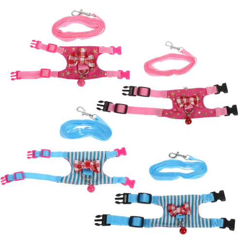 Hamster Harness Vest with Adjustable Leash for Small Pets 2
