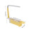 Gele uitschuifbare gootsteenorganizer (1 stuk) 8
