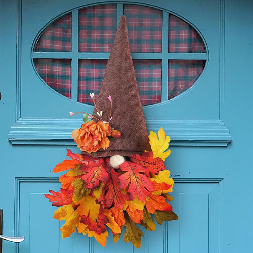 Panneaux de porte en bois, décoration murale de Noël