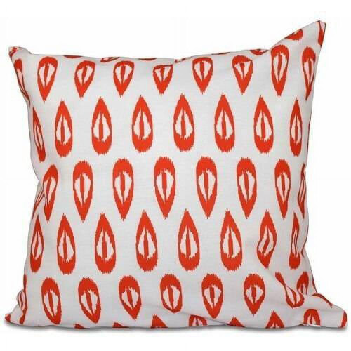 Daisy ikat geometric pillow 16" x 16"