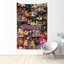 Póster tapiz de pared de Scooby Doo para dormitorio de adolescentes