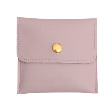 Jewelry Pouch Faux Leather Waterproof Slim Travel Bag
