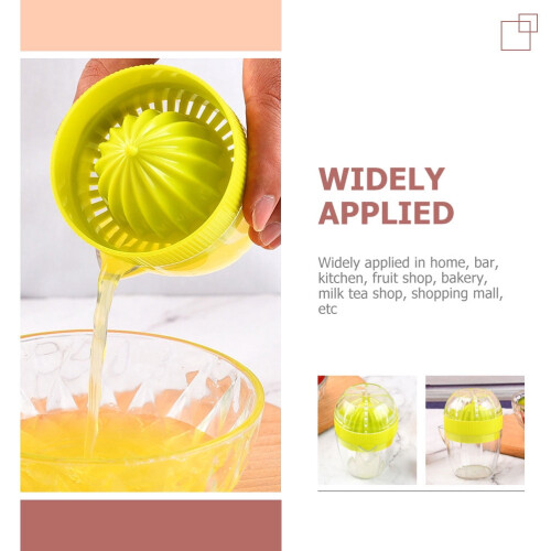Presse-citron en plastique vert (2 pièces) 2