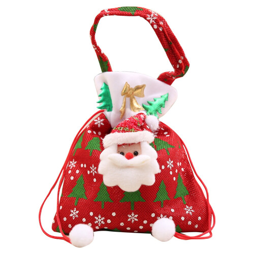 Large Christmas gift bags oversized Santa storage 6 pcs
