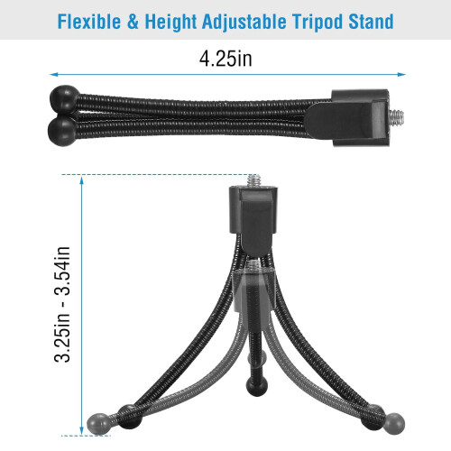 Tripod Stand For Camera Mini Projector Flexible Tripod Holder Heavy Duty Camera Tabletop Mount 2