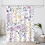 Duschvorhang Aquarell Lavendel Blumenmuster 72x84 2