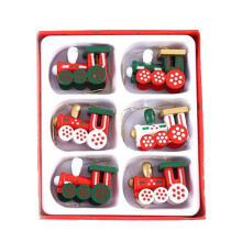Wooden Easter Train Pendant Decoration 1 Piece