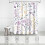 Duschvorhang Aquarell Lavendel Blumenmuster 72x84 7