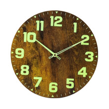 Vintage wall clock for bedroom kitchen office, silent, fire