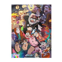 Couverture en peluche Gravity Falls 127 cm x 102 cm