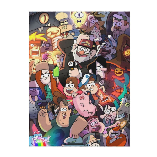 Couverture en peluche Gravity Falls 127 cm x 102 cm