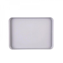 Plateau de service rectangulaire en plastique robuste (1 pièce)