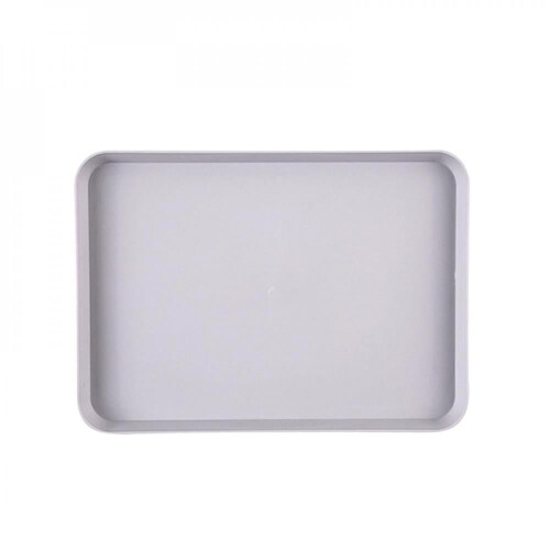 Plateau de service rectangulaire en plastique robuste (1 pièce)