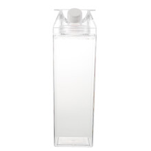 Clear Square Milk Bottle Portable Water Bottle1000ml