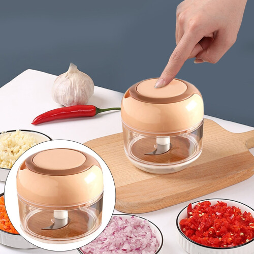 Robot culinaire manuel en acier inoxydable (1 pièce) 1