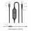 USB-C 100W power supply with 5V-20V adjustable output and 8 8