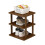 Yesbay Bamboo Shoe Rack 3-Tier Corner Organizer 1