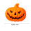 Halloween Græskar Lanterne Plastik 20 cm Orange 2