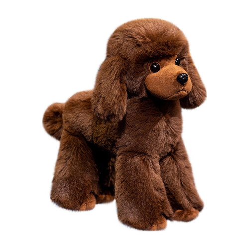 Peluche Caniche à longues pattes, douce et réaliste 1