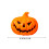Halloween Græskar Lanterne Plastik 20 cm Orange 3