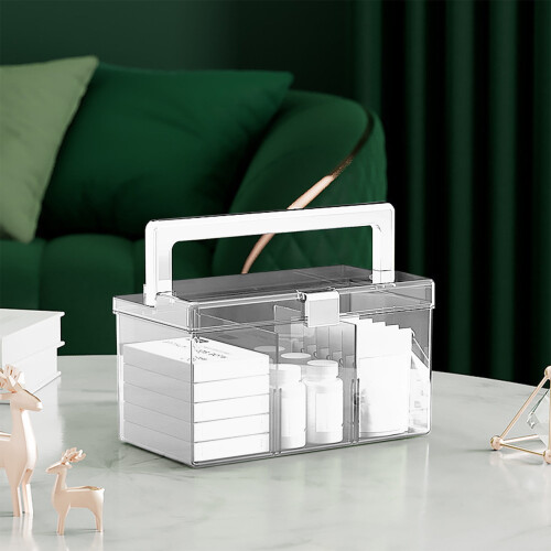 Stackable Storage Bins with Removable Dividers 6-Pack