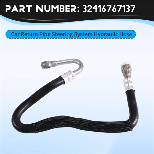 Car Return Pipe Steering System Hydraulic Hose 32416767137 for  X5 E53 2000-2006 1