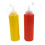 Ketchup and Mustard Squeeze Bottles Set 2 pcs 1