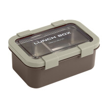 Lunch Box with Rice Divider Stainless Steel Insulated