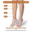 Compression Socks 15-20mmHg Knee Length Extra-Wide Calf 4