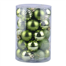 Christmas tree ball ornament dark purple 40mm