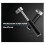 Black aluminum mini bicycle pump  portable 5
