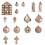 Staron Christmas Ball Ornaments Pink 52 pcs 1