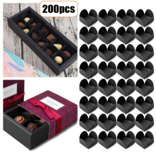 Chocolate Holder Liner Tray for Dessert Packaging 200 pcs