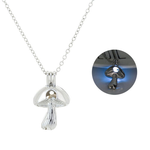 Magic Mushroom Charm Necklace Luminous Choker