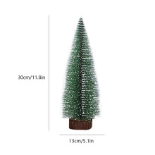 White Cedar Christmas Tree Bottle Brush Decor 30cm