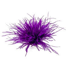 Feather Brooch Ostrich Feather Material 1 Piece