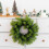 Artificial Christmas Wreath Green Pine 13.7 Inch 3
