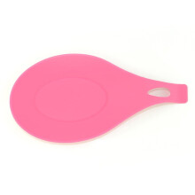 Silicone spoon pad with storage rack for kitchen