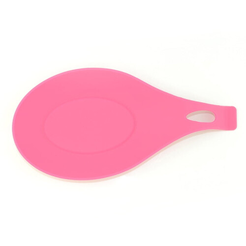 Silicone spoon pad with storage rack for kitchen