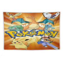 Pokemon tapestry wall hanging for living room bedroom