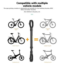 CXWXC Adjustable Bike Rack Bar , Top Tube Adapter for E-Bikes Full-Suspension Mountain