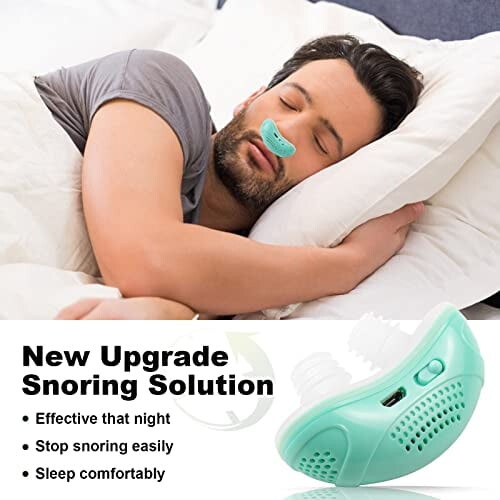 Anti-Snoring Device for Sleep Apnea – Mint Green, 1 pc 2