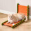 Mellowkin Cat Scratcher Vertical L-Shape Durable 4