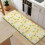 Kitchen Runner Rug Yellow Pattern 17" x 47" Non-Skid 5