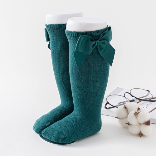 Toddler Knee-High and Mid-Calf Solid Socks Pack 2