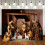 Shooting Range Targets Christmas Manger Scene Background 1